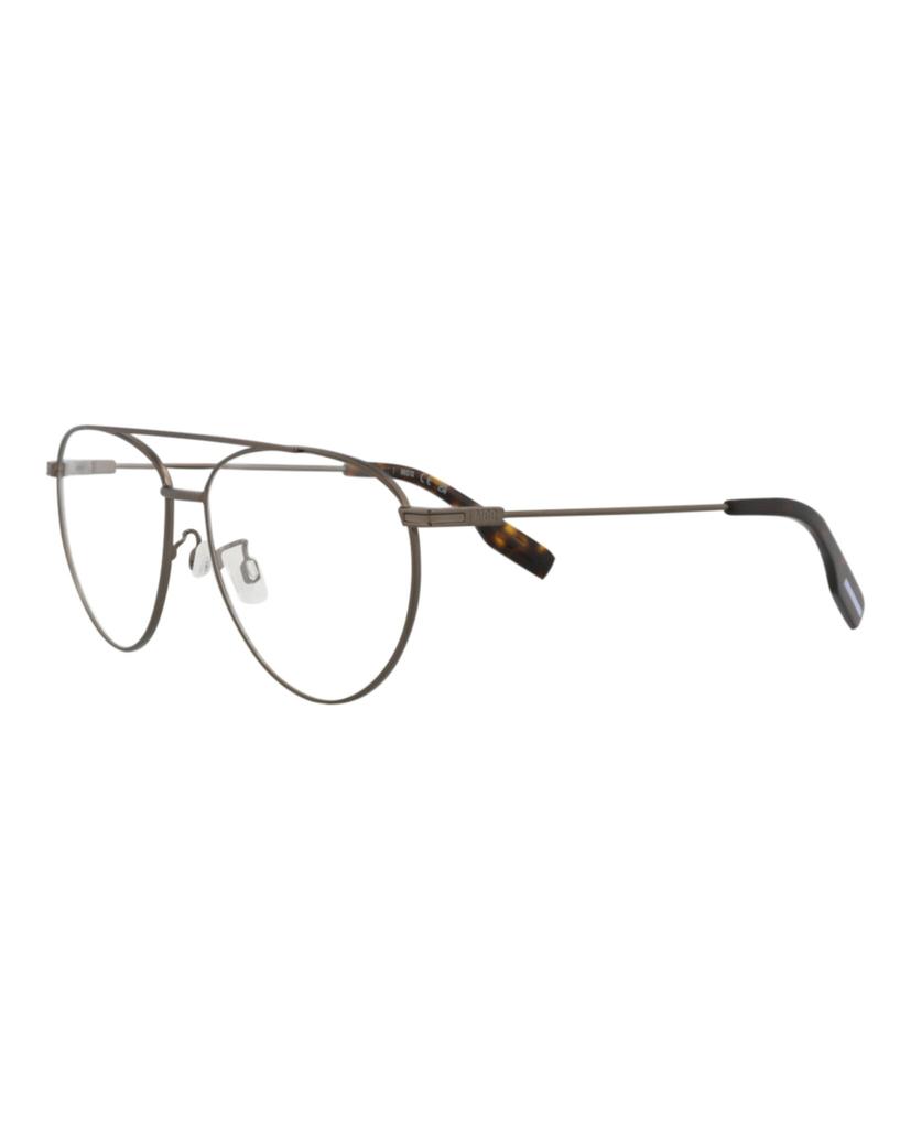 Alexander McQueen Aviator-Style Metal Optical Frames