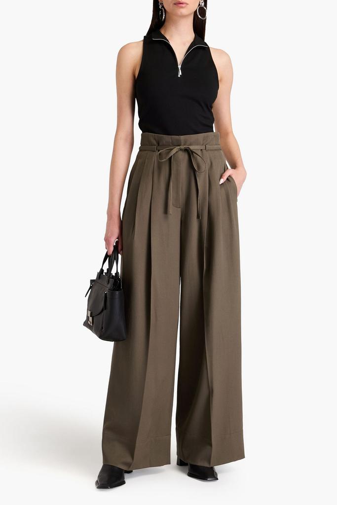 3.1 Phillip Lim Pleated wool-twill wide-leg pants