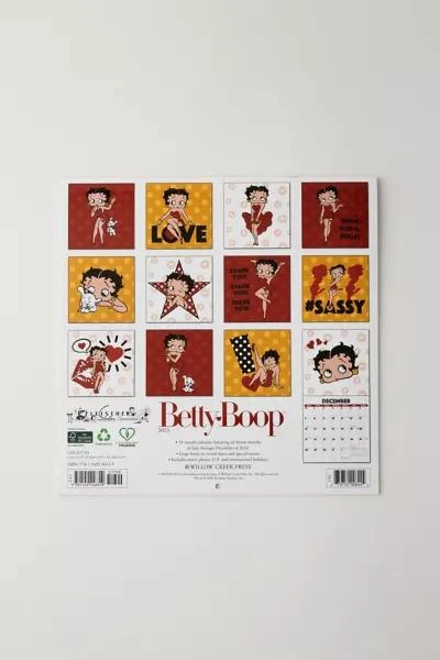 Urban Outfitters Betty Boop 2025 Wall Calendar 5