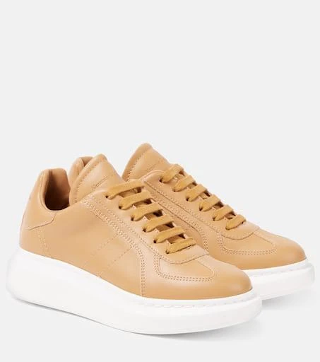 Alexander McQueen Oversized suede sneakers 1