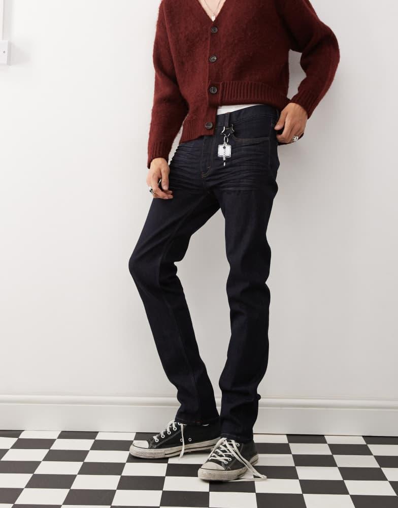 Cheap Monday Cheap Monday Issue slim leg jeans in star dark wash blue