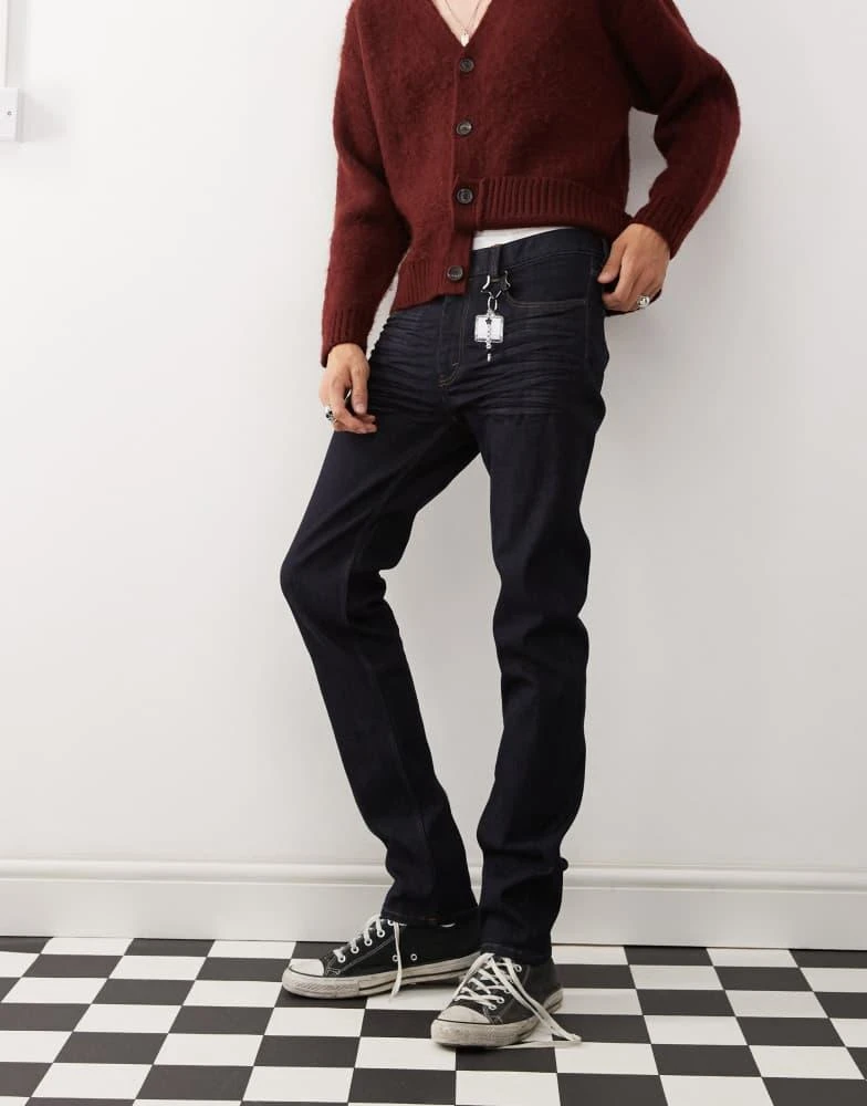 Cheap Monday Cheap Monday Issue slim leg jeans in star dark wash blue 2