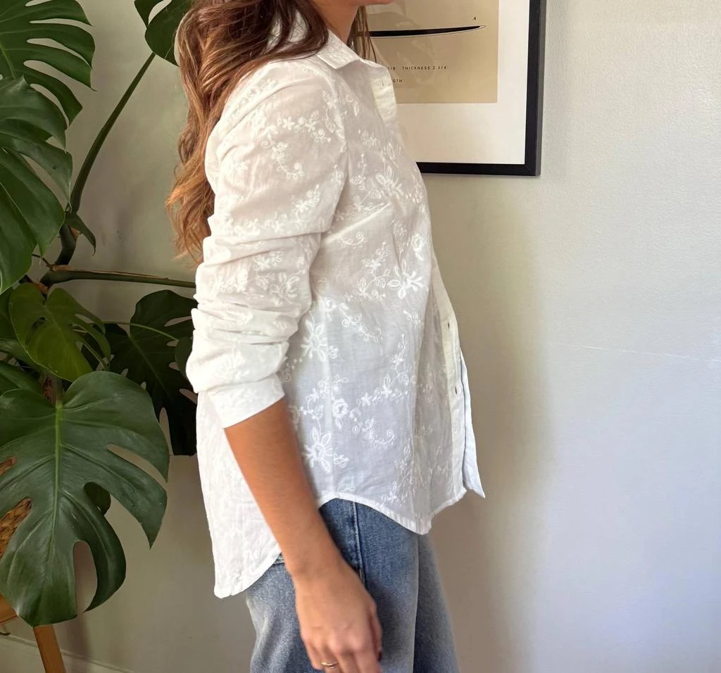Things Between Things Between - Jesse Embroidered Button Down Top 2