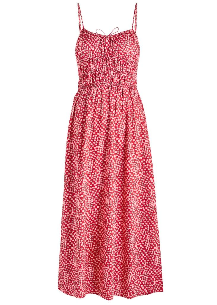 FAITHFULL THE BRAND Marianne floral-print cotton midi dress 1