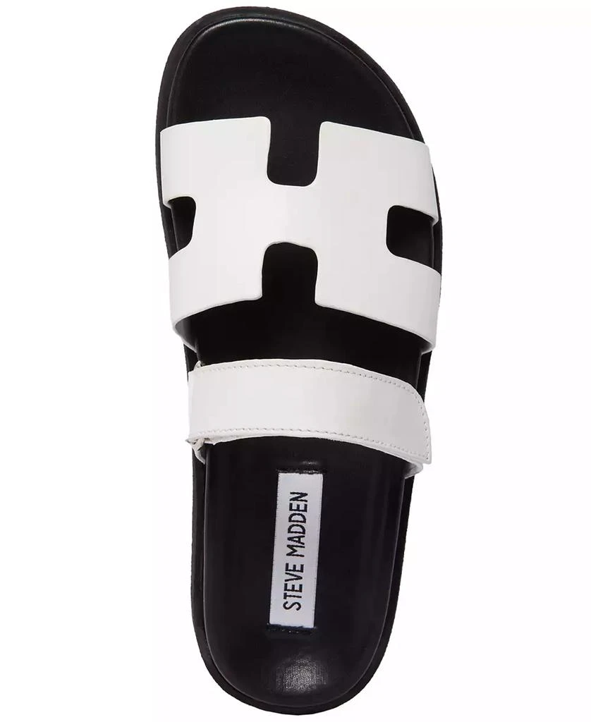 Steve Madden Women's Mayven Strappy Footbed Slide Sandals 4