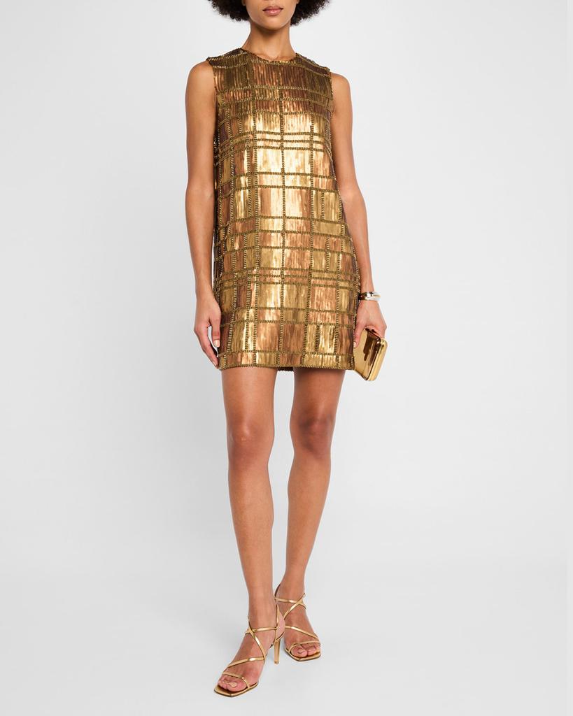 Alexis Emani Sequined Mini Shift Dress