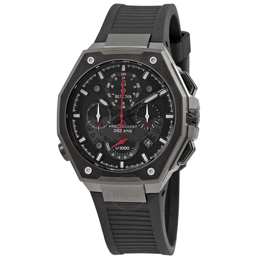 Bulova Precisionist Chronograph Quartz Black Dial Men's Watch 98B358 1