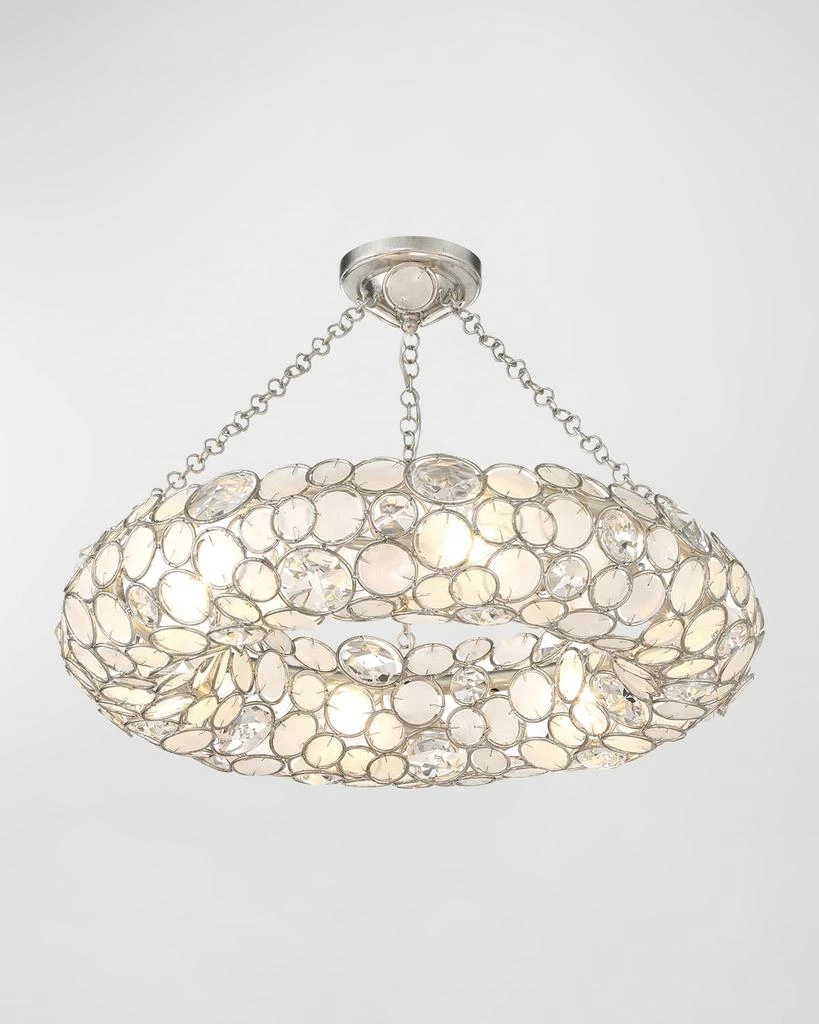 Crystorama Palla 6-Light Semi-Flush Mount 1