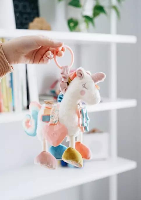 Itzy Ritzy Ritzy Baby Unicorn Link Love Teething Activity Toy