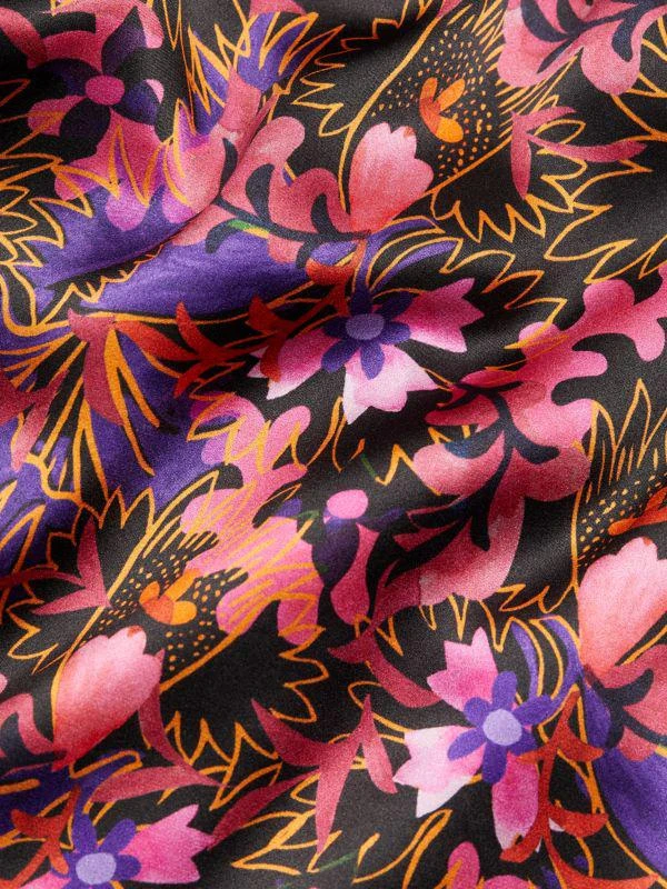 Saloni Penelope Silk Floral Midi-Dress 5