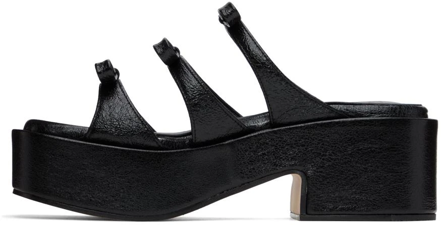 Marge Sherwood Black Ribbon Sandals 3