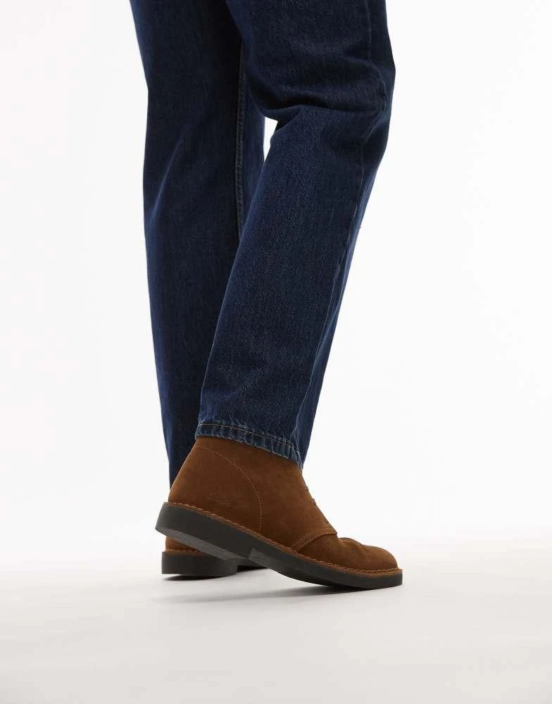 Clarks Clarks Desert EVO boot in cola brown suede 2