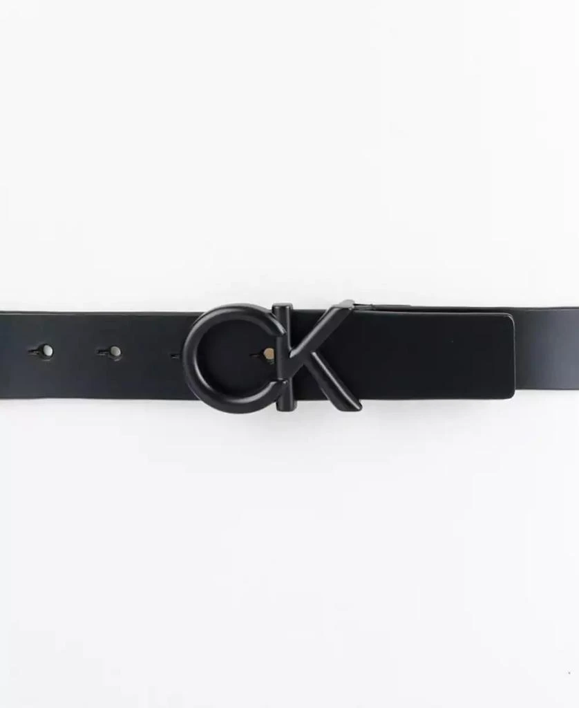 Calvin Klein Men's CK Logo-Buckle Belt 4