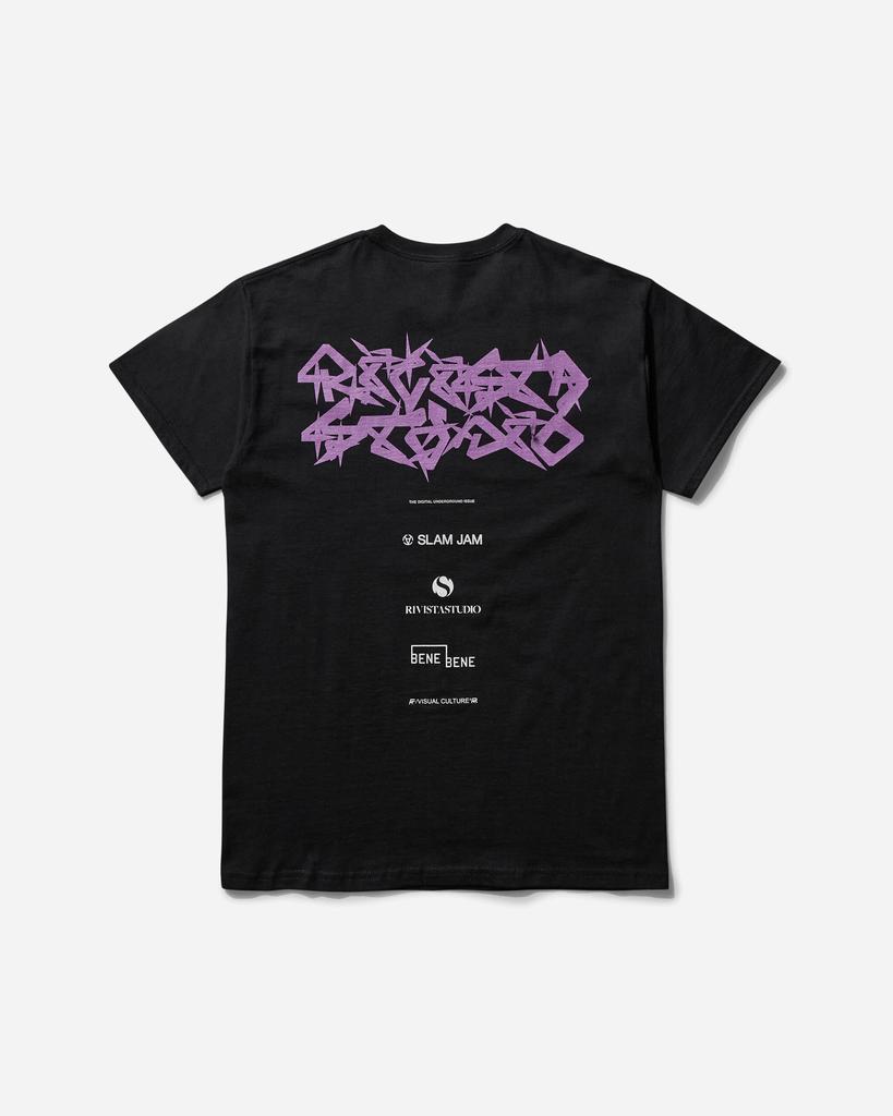 Slam Jam Men's Slam Jam x Rivista Studio “Digital Underground” T-Shirt Black
