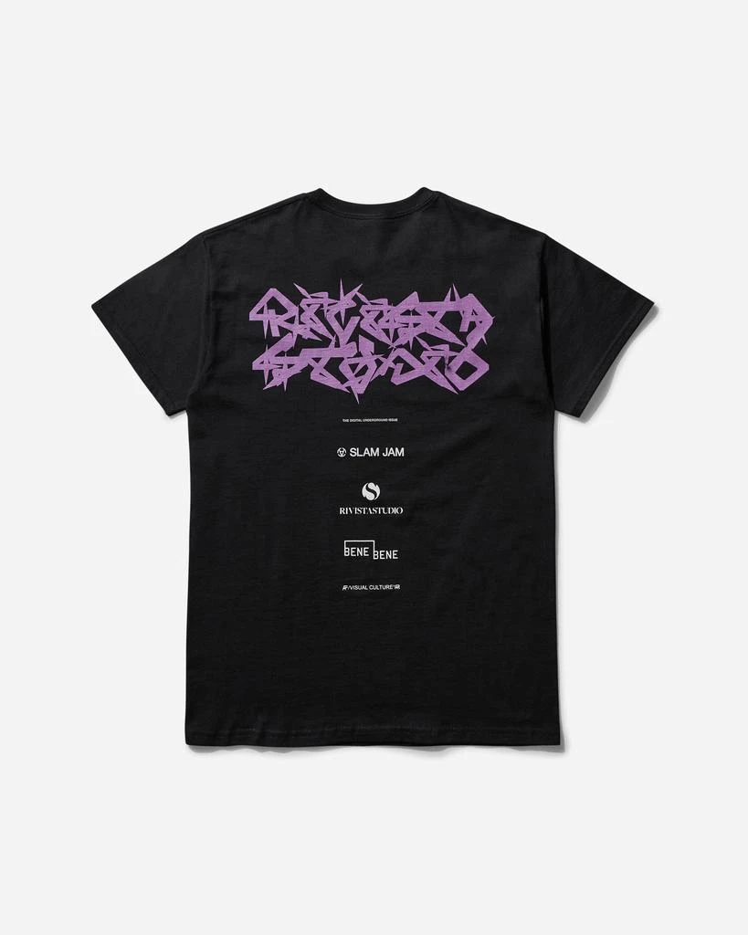 Slam Jam Men's Slam Jam x Rivista Studio “Digital Underground” T-Shirt Black 2
