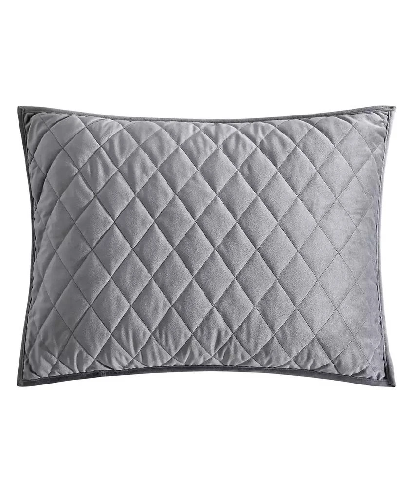 Vera Wang Diamond Velvet 3 Piece Quilt Set 7