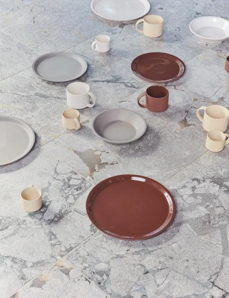 OYOY Living Design Lot De 2 Assiettes Creuse Gris En Terre Cuite Ø22Xh1,9Cm - Gris 4