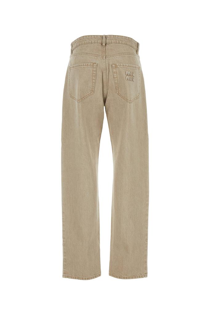 Miu Miu Beige denim jeans
