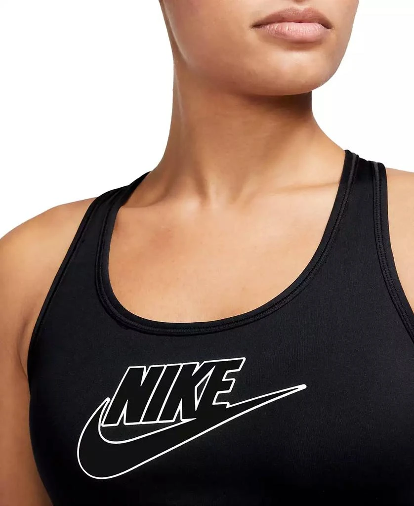 Nike Women's Swoosh Logo Medium-Support Padded Sport Bra 3