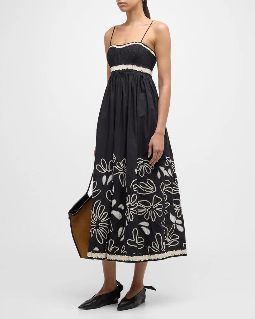 Ulla Johnson Hollis Embroidered Cotton Maxi Dress 4