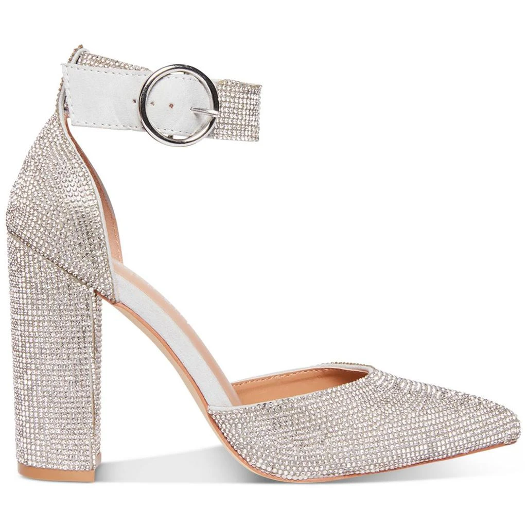 Madden Girl Saaxon Womens Microsuede Ankle Strap Pumps 2