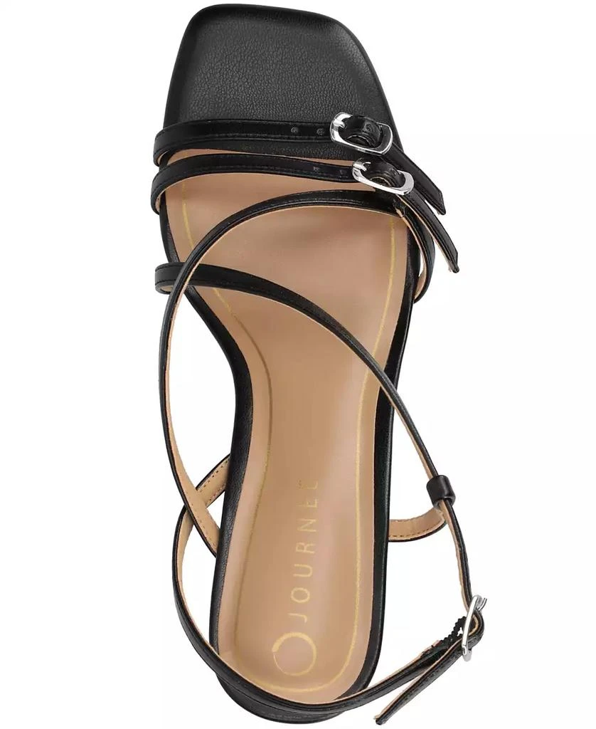 Journee Collection Women's Clinne Strappy Wedge Sandals 4