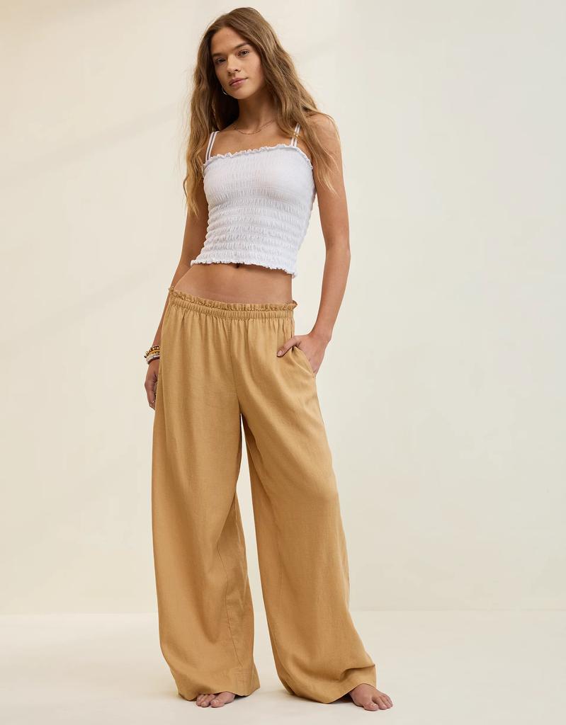 Aerie Aerie Linen Blend Trouser
