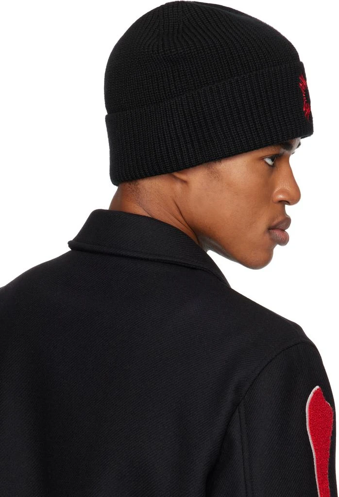 AMIRI Black 'MA' Quad Beanie 3