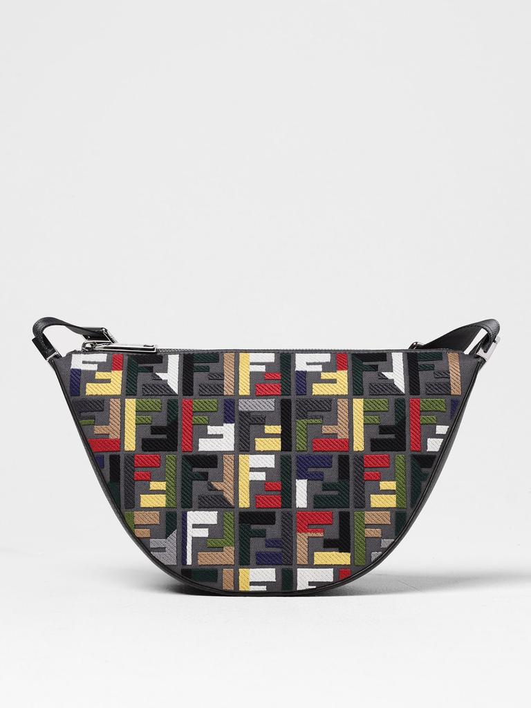 ショルダーバッグ FENDI EMBROIDERED JACQUARD CROSSBODY BAG Fendi Embroidered jacquard crossbody bag - Shoulder Bags