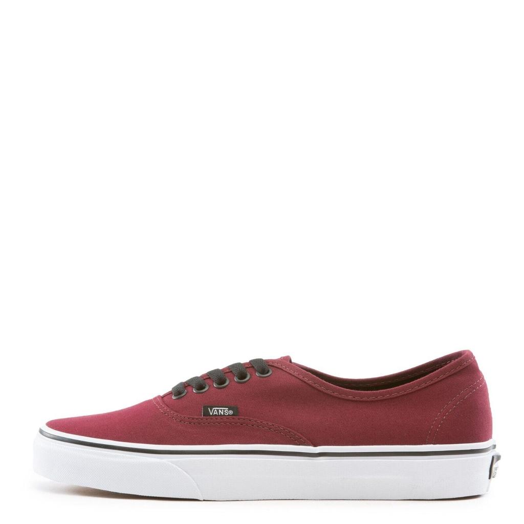 Vans Authentic VN000QER5U8 Sneakers Men US 7 Burgundy Canvas Skate Shoes RHS3262