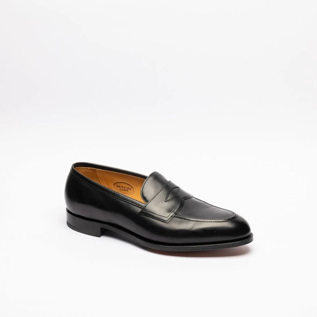 Edward Green Piccadilly Black Calf Penny Loafer 1
