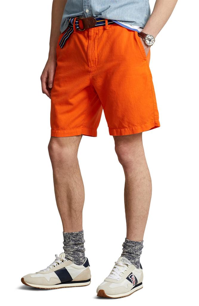 Ralph Lauren Classic Fit Maritime Linen & Cotton Shorts