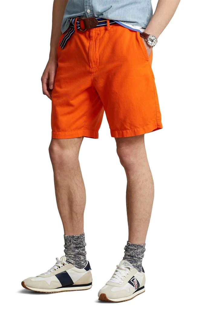 Ralph Lauren Classic Fit Maritime Linen 
Cotton Shorts