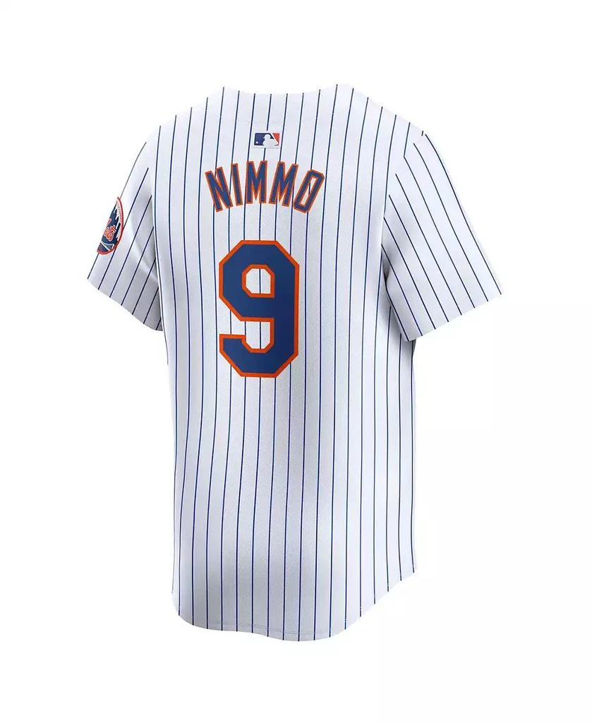 NIKE Men's Brandon Nimmo White New York Mets Home limited Player Jersey 3