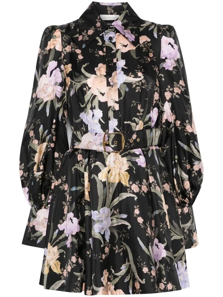 Zimmermann EDEN BELTED FLIP MINI DRESS 4
