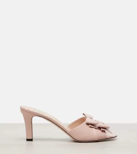 Valentino Bowow 75 leather mules 4