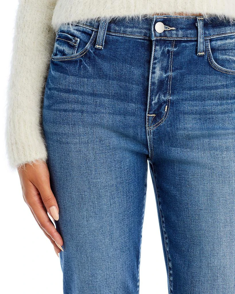 L'Agence Sada High Rise Cropped Slim Leg Jeans in Cambridge 4