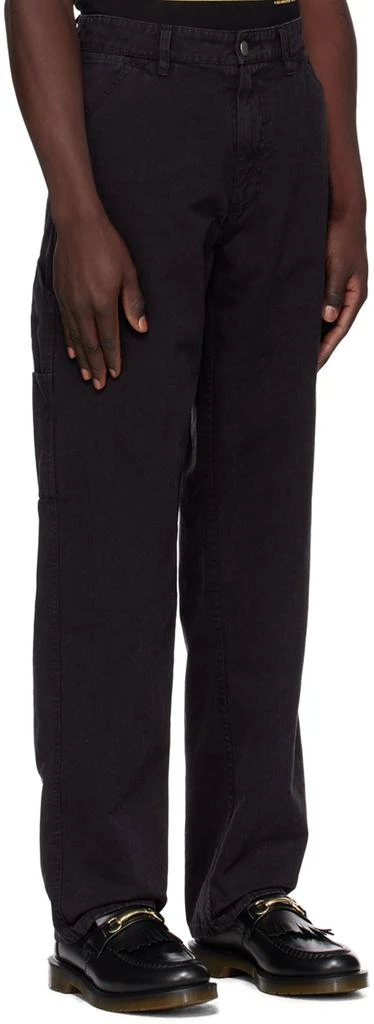 Awake NY Black Embroidered Trousers 2