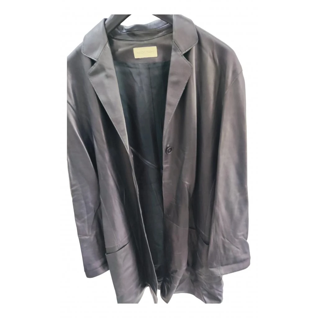 NICOLE FARHI Nicole Farhi Leather coat 1