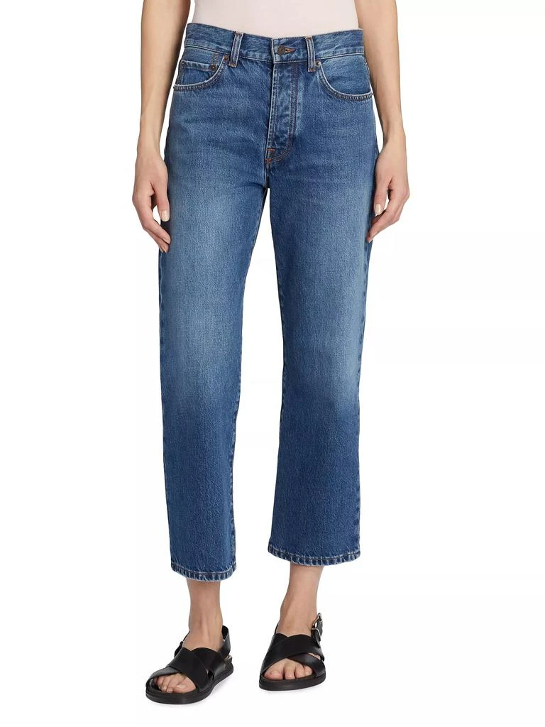 The Row Lesley Mid-Rise Crop Jeans 3