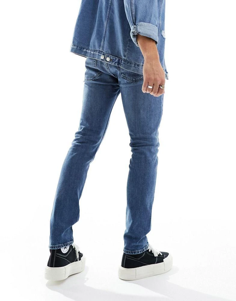 Levi's Levi's 510 skinny jeans in mid wash blue 5