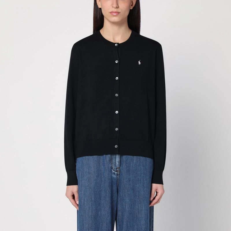 Ralph Lauren Black cotton blend cardigan 1
