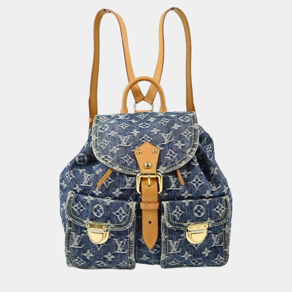 Louis Vuitton Louis Vuitton Blue Monogram Denim Sac a Dos GM Backpack 1