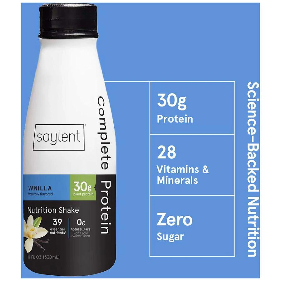 Soylent Complete Protein Nutrition Shake Vanilla 3