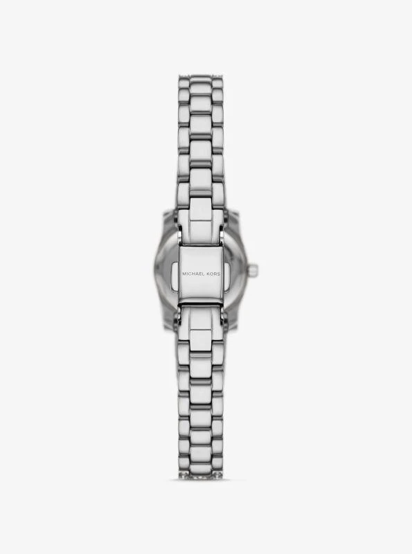 Michael Kors Mini Lexington Pavé Silver-Tone Watch 3