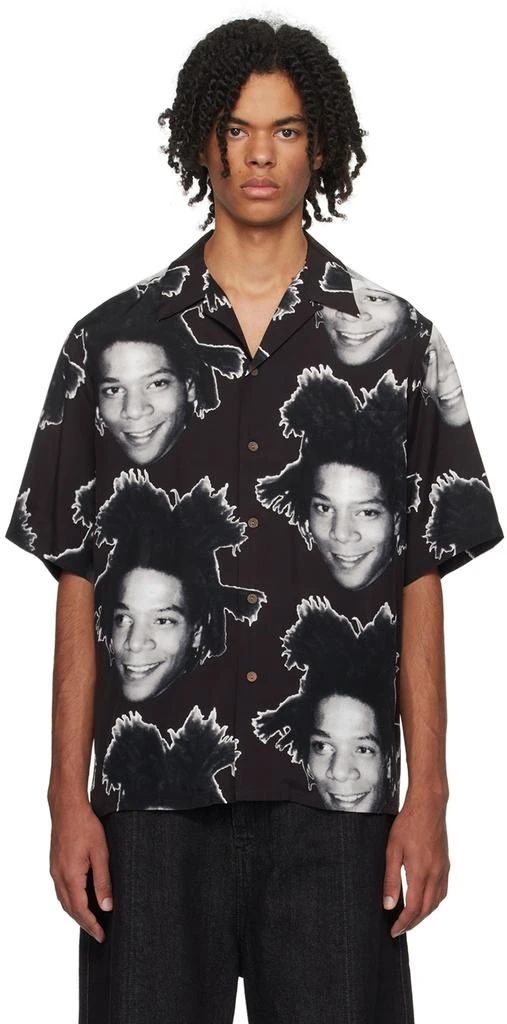 Wacko Maria Black Printed Shirt 1