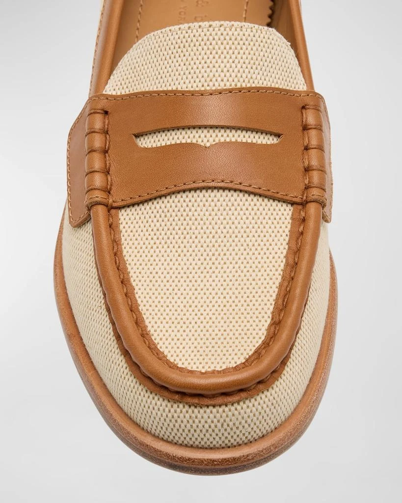 Rag & Bone Carter Bicolor Penny Loafers 5