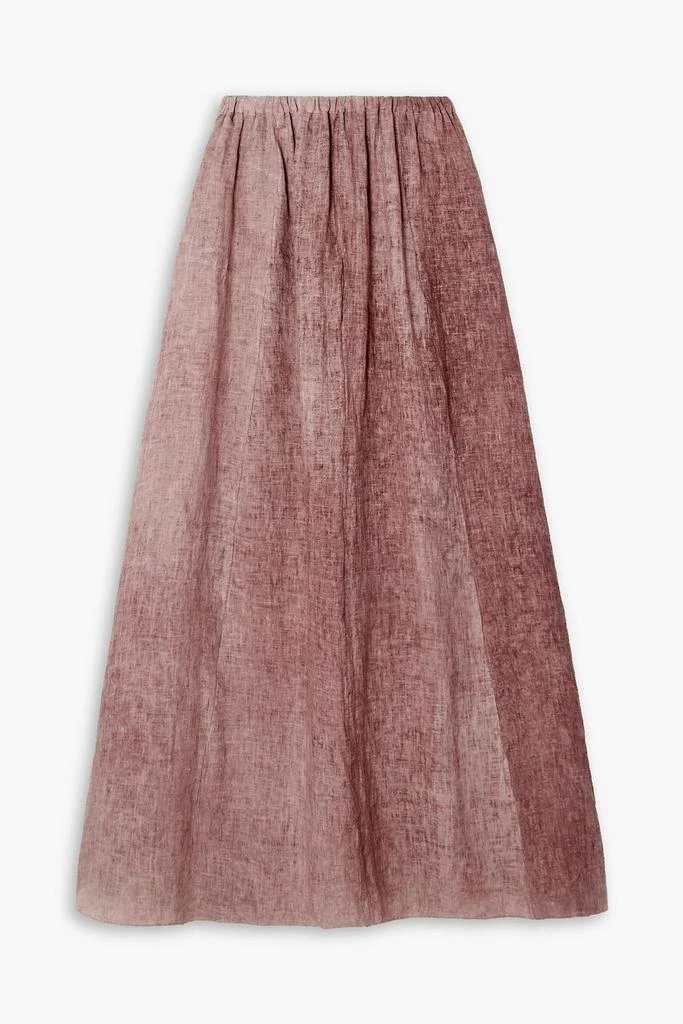 CORTANA Azama linen maxi skirt 1