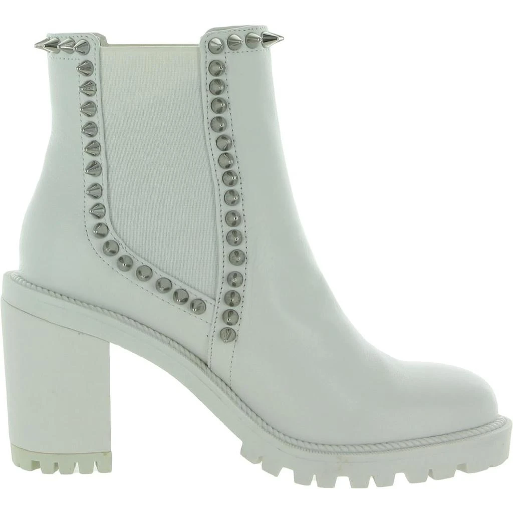 Jessica Simpson Demmie Womens Leather Slip On Ankle Boots 3