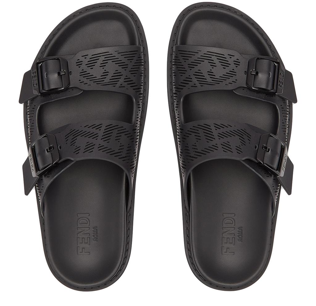 Fendi Fendi Feel Slides black 8 - Sandals - Free Shipping
